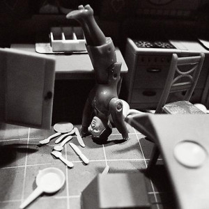 Untitled (Woman Standing on Head)