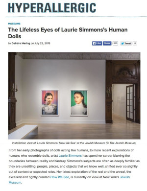 The Lifeless Eyes of Laurie Simmons's Human Dolls