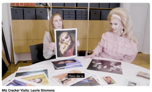 Miz Cracker Visits Laurie Simmons