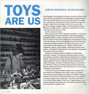 Toys Are Us: Jarvis Rockwell in his studio